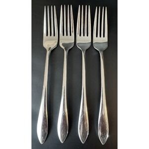 Vintage Dansk Altissimo Fork 7.75" Set 4 Gunnar Cyren MCM Flatware Minimal 1960s